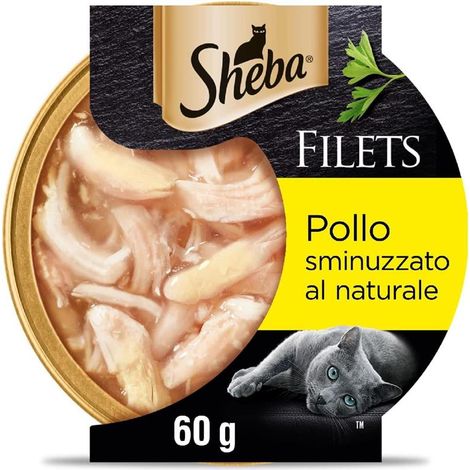 sheba - umido per gatti filets pollo al naturale 60 gr