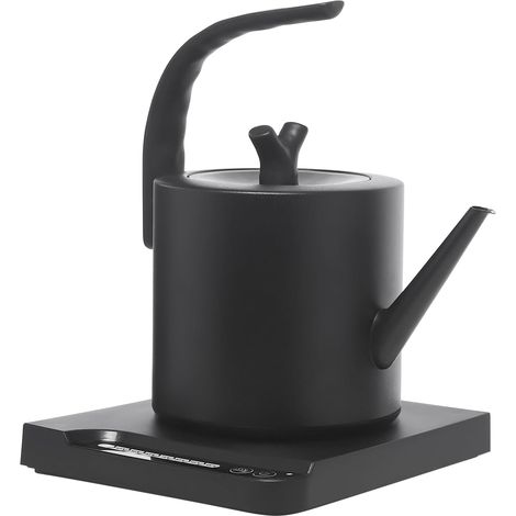 Intelligenter elektrischer Wasserkocher, 1L Wasserkocher mit 7-Temp-Steuerung und Sockel, 1000W Elektrischer Schwanenhalskessel, Teezubereiter für Büros, Hotels, Wohnungen (1/5)