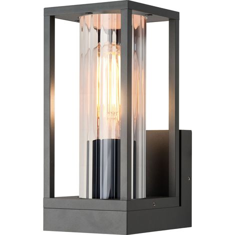 FANNY Applique Mur Ext. IP44 IK04 noir E27 60W max. Lpe non incl. ARIC 3166