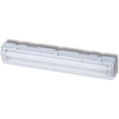 Réglette étanche fluo 2x18W polycarbonate 660x117x84mm – Tubes 4000K – Ballast électronique A2 – IP65 IK06 pour espaces humides – Protec (1/5)