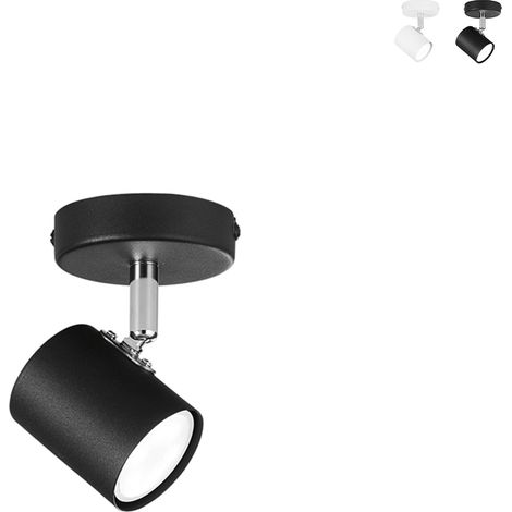 Fan Europe Zero - Foco de techo simple, negro, GU10 (1/2)