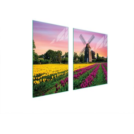Assiette en verre et planche à découper 100x52 prairie (1/5)