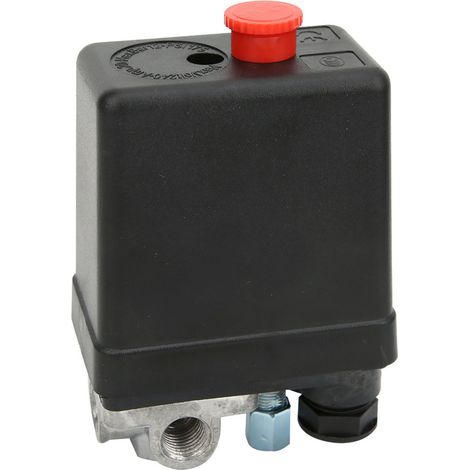 Soupape de régulation de pression 4 trous avec manomètre pour compresseur d'air (1/5)