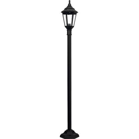 Columna clásica CLIC-CLAC 6 IP44 E27 42W 1930mm Negro