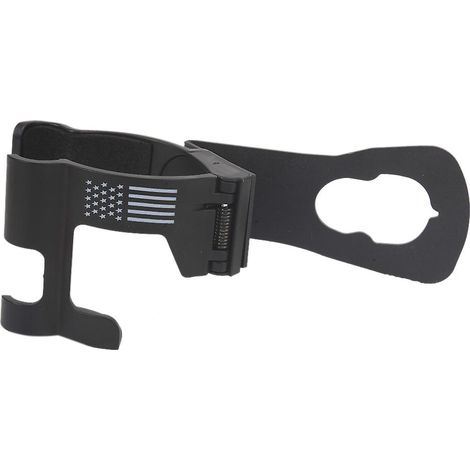 Support multifonction pour téléphone et porte-gobelet avec drapeau américain, 2 en 1, à fixer par boulonnage, pour Jeep Wrangler JK 2012-2018 (1/5)