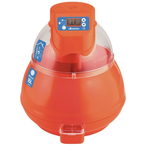 Incubateur numA rique Covatutto 16L avec affichage numA rique 3 lampes et plateau externe avec retourneur automatique d&39oeufs max 48W A levage de poulets oeufs de jeu poussins