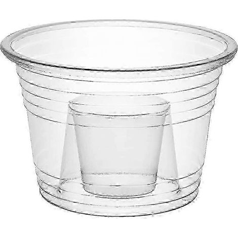 Lot de 100 gobelets en plastique transparent Jager Blaster Power Bombs de 85 g (1/5)
