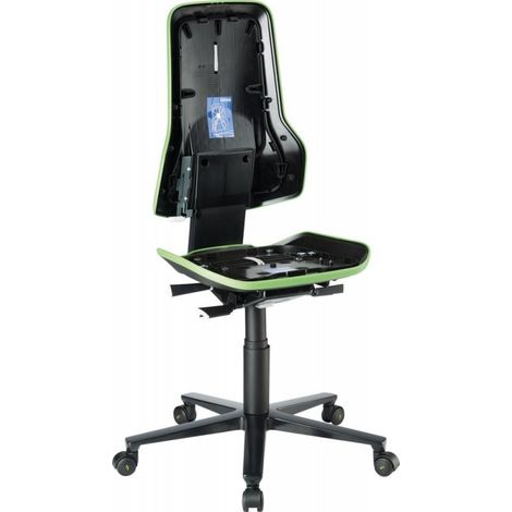 Sedia Da Ufficio Esd Verde 2 Neon Con Ruote Perman