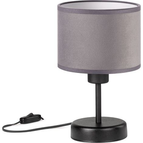 Lampe Tornado gris velours amrub (1/5)