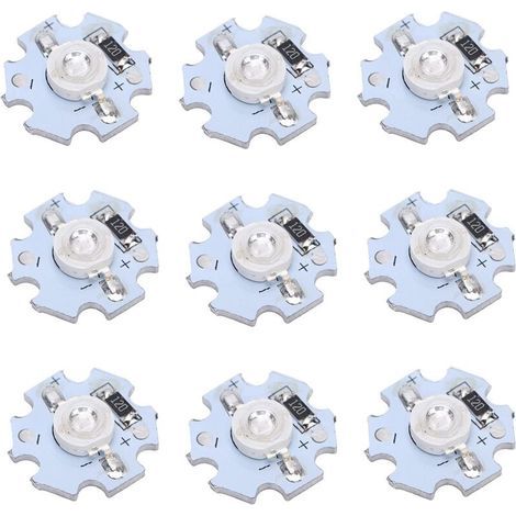 LED Beads, 25pcs Solid and Durable LED Lamp Beads Lightweight for Replacing Exposure Projector Bulbs for DIY Home Studio Lighting Fixtures (10) (1/4)