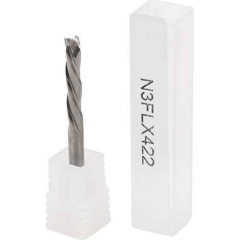 Silberner 3-Schneiden-Fräser für Aluminium-Metallbearbeitungswerkzeuge 4 x 22 55 mm (1/5)