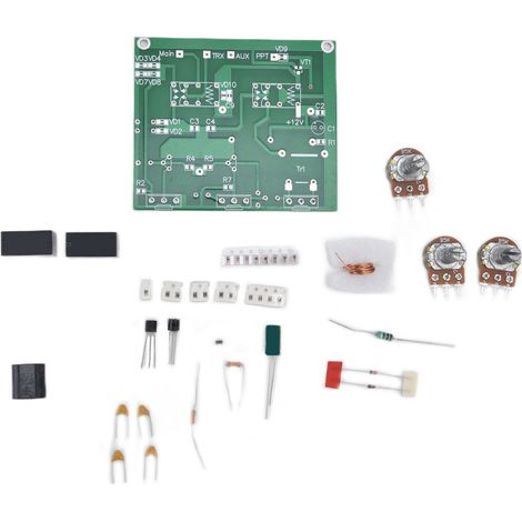 Kit d'annulation de signal PTT Phase QRM Eliminator X, composants radio 1-30MHz pour contrôle de communication. (1/5)