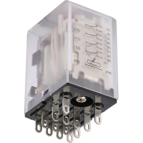 BEMM4C Mini-Zwischenrelais, elektromagnetisch, 14 Pins, 5A (110VAC) (1/5)