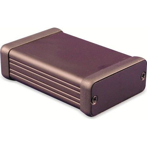 HAMMOND ELECTRONICS 1455C801BK 1455C801BK CONTENITORE A PROFILO 80 X 54 X 23 ALLUMINIO NERO 1 PZ. (1/2)