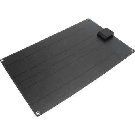 Panneau solaire 20 W étanche, stable et portable, chargeur solaire pour téléphone portable avec voyant lumineux, idéal pour les ventilateurs de voiture, les montres et autres appareils de plein air. (1/5)