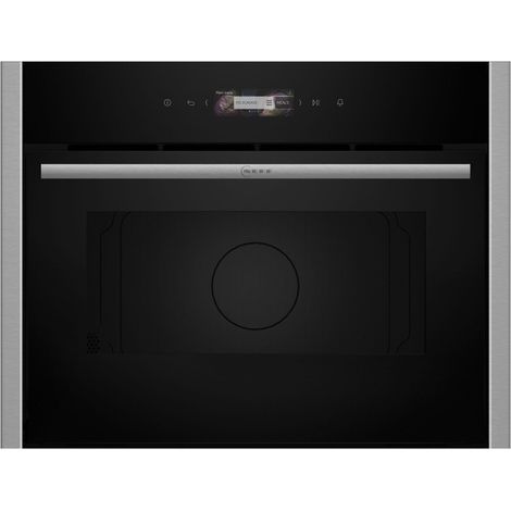 Neff – Micro-ondes encastrable 36L – Puissance 1000W – Gril 1900W – 10 programmes automatiques – Hauteur 45 cm – Nettoyage hydrolyse (1/5)