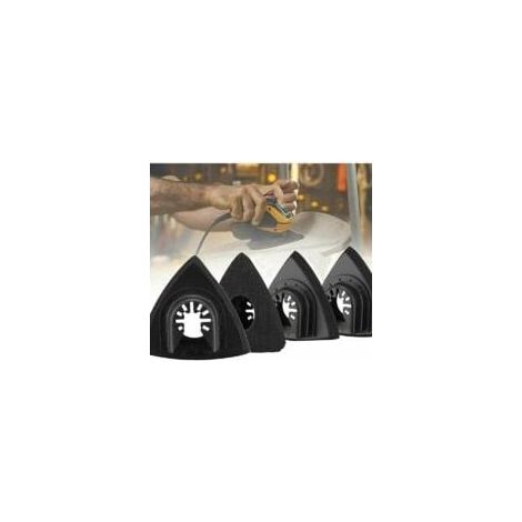 4-teiliger Schleifteller, universeller Schleifteller für Zubehör von Fein, Bosch, Parkside, Ryobi, Worx und Workzone (90 mm) (1/5)