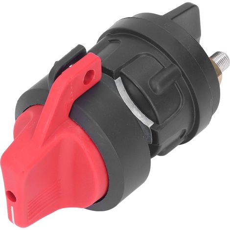 Interrupteur à batterie 12V 300A type bouton rotatif pour voiture, bateau, camping-car - Anti-démarrage (1/5)