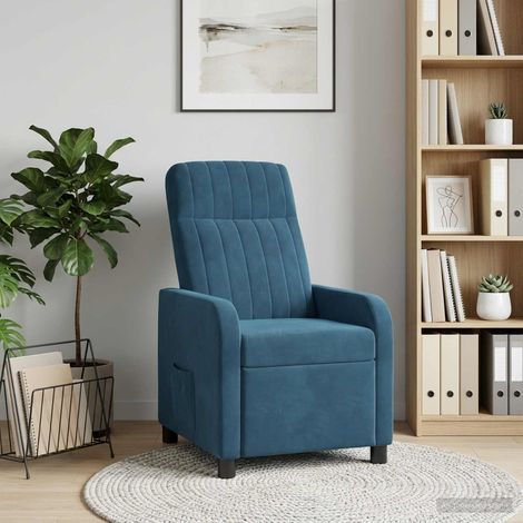 vidaXL Recliner Azul PWNEDBYLORD666YWH (1/5)
