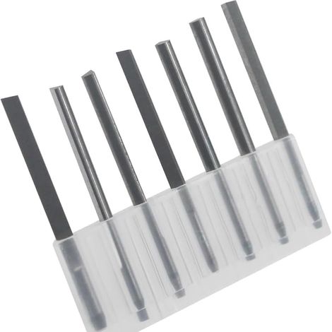 Outils de Graveur Sculpteur Couteau de Graveur 7 Pcs en Acier de Gravure de Gravure Bits pour Impact Pneumatique
