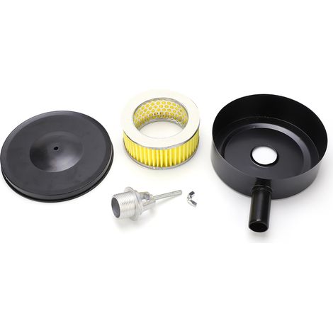 Silencieux compresseur d'air 150mm en fer, filtre antipollution pièce pompe, raccord fileté G1 (1/5)