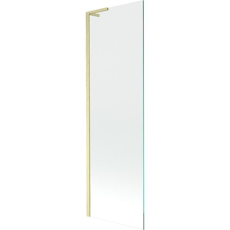 Mexen Next L pare-baignoire 1 volet 60 x 150 cm, transparent, doré brossé - 895-060-000-03-00-55 (1/5)