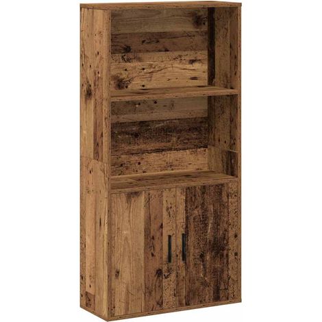 Maison Exclusive - Bücherregal Altholz-Optik 60x24x120 cm Holzwer