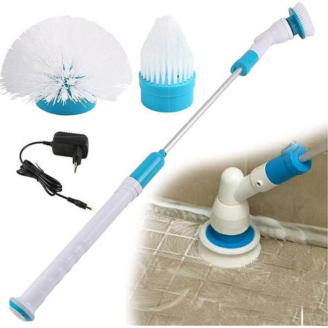 Lavastoviglie per la pulizia domestica del bagno: lavatrice elettrica senza fili con manico estensibile per la pulizia di bagno, cucina e finestre. (1/5)