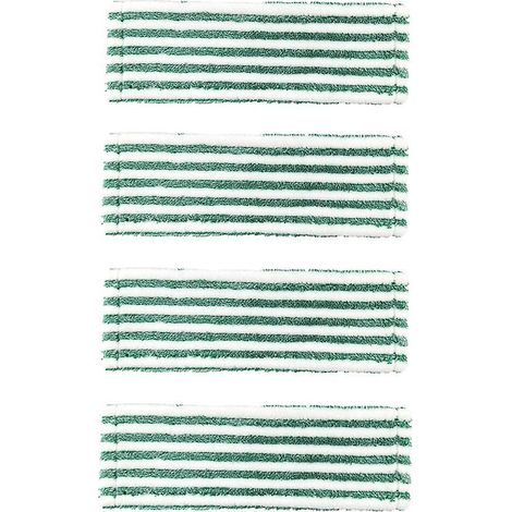 4x Chiffon De Remplacement Pour Essuie-sol - Chiffon De Remplacement En Microfibre Pour Vadrouille - Chiffons De Nettoyage Pour Le Sol (4 Pices - (1/5)