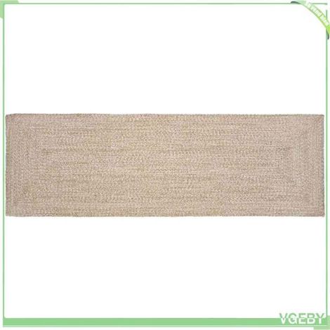 Tapis de surface - FAFEISY - 42010472 - Rectangulaire 80x200 cm - Jute naturel - Lavable en machine (1/5)
