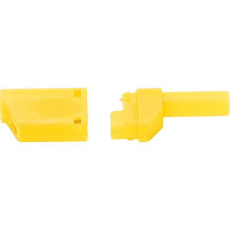 20 pièces douilles isolées 4mm pour connecteurs banane de sécurité - Jaune (1/5)