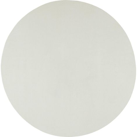 FLOORNOVO Hochflor Teppich rund einfarbig - Ø 200 cm - Besonders Weicher Teppich Wohnzimmer & Badezimmerteppich - Pflegeleicht - vielseitig einsetzbar im Innenbereich (1/2)