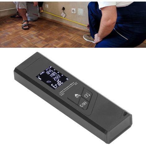 Wiederaufladbarer Infrarot-Entfernungsmesser per USB, hochpräzises elektronisches Lineal aus Aluminiumlegierung. (1/5)