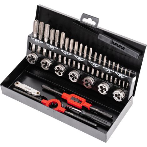 [GEBRAUCHT] B-Ware Stier Gewindeschneidzeug Satz Gewindeschneider Set 32 Teilig M3 M12 Hss G Satz
