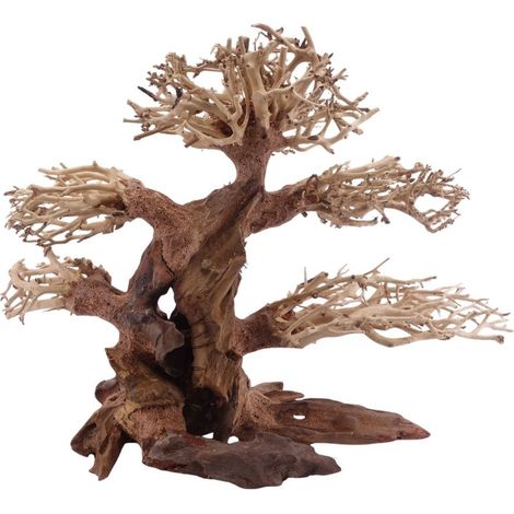 Classic Bonsai Baum L 30x13x23 cm Wurzel Holz Aquarium Deko Aquascaping