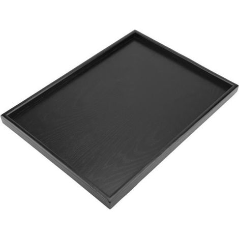 Plateau À Thé Rectangle Forme Bois Massif Thé Café Snack Repas Plateau De Service Plateaux 40 x 30 cm art plateau (1/4)