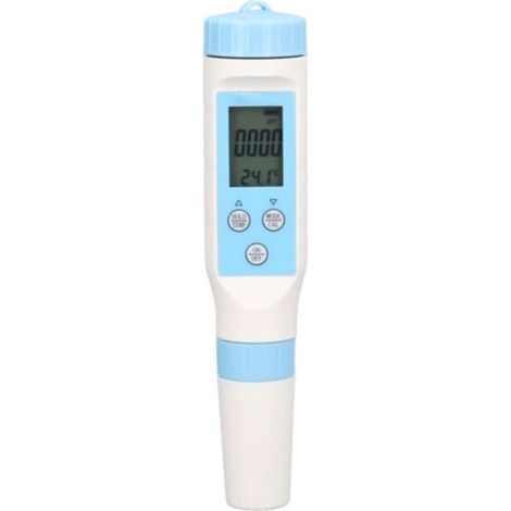 Testeur De Qualité De L'eau 3 En 1 Ph Éc Température Multifonction Sans Poudre Ni Batterie Inclus- (1/5)