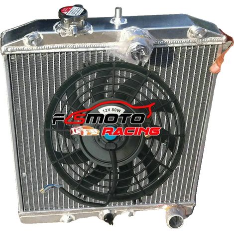 Radiateur, Largeur 52mm, Tuyau 32mm, Pour Voiture Compacte CRX Del Sol, Pour Voiture Compacte EK4/EK9, Pour Voiture Compacte B16/B18 VTEC (1/5)