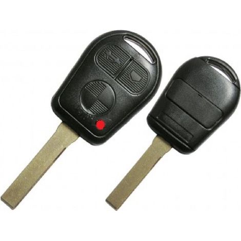 BMW35 - Coque de cle et lame compatible avec BMW 3 boutons - Switch - serie 1 3 5 6 7 8 X3 Z3