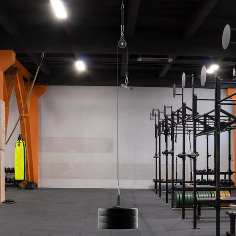 Système de poulie d'entraînement des triceps pour traction LAT biceps. triceps. épaules. dos. avant-bras (1/5)