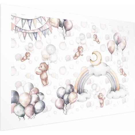 Affiche - Ours en peluche dans le ciel (1/4)