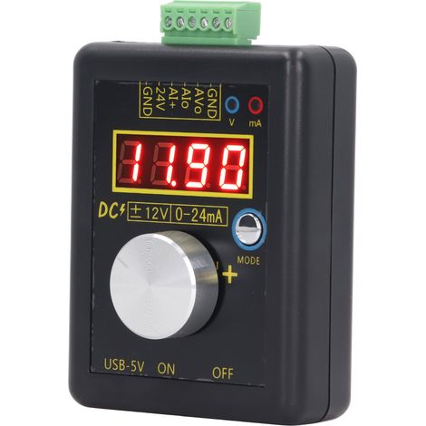 Signalgenerator, Tragbarer Hochpräziser Analogspannungssignalgenerator SG-002, Stromsender 0-22mA, 0-10V