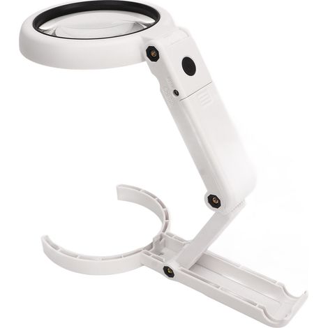 Loupe 11 x 5, lampe de table loupe, lampe de lecture LED avec support pour la lecture (1/5)