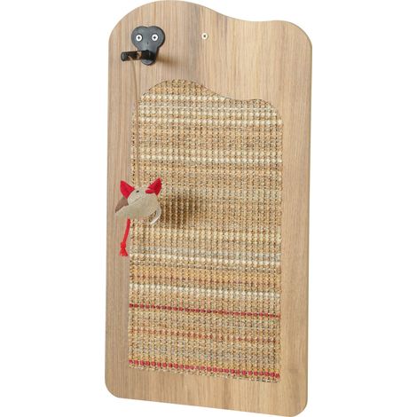 Griffoir mural Boréal M  beige 24 x 45.5 cm pour chat - zolux