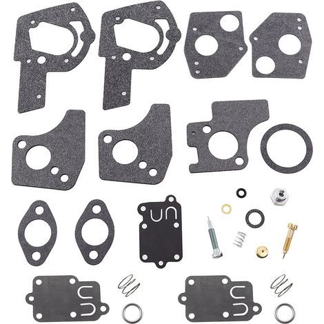 Kit de réparation de membrane de carburateur, joint d'étanchéité pour Briggs & Stratton 3 à 5 PS HP 495606 494624 135292 135232 135212 270026 272538 272538S 272637 (1/5)