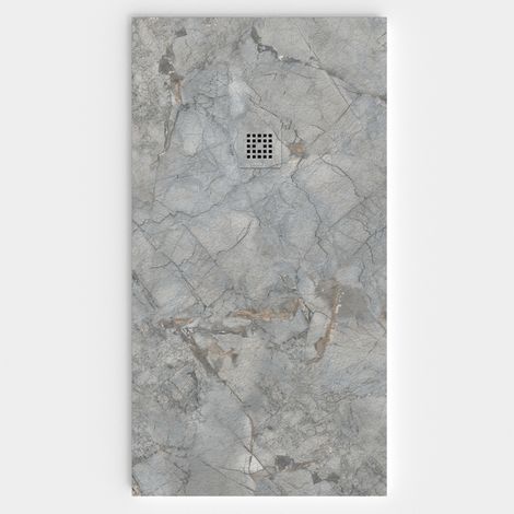 VAROBATH - Receveur de douche 3D 80x120 - Modèle SIERRA effet marbre (1/5)