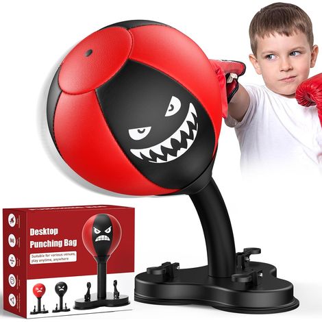 Punching-Ball de Bureau Version améliorée avec Forte Ventous (1/5)