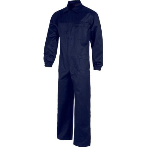 Buzo de trabajo ignífugo y antiestático WORKTEAM B5093 con canesú delantero XXL Azul marino