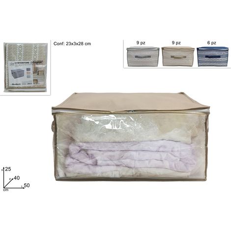 1 Pezzo Contenitore Box Custodia Abiti in TNT 50 x 40 x 25 cm Vari Colori (1/2)