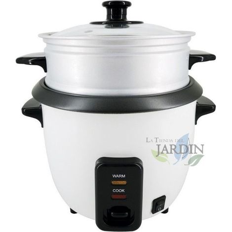 Elektrischer Reiskocher 500W 1,5 Liter, 5-6 Portionen